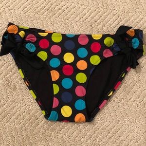 Multi-color Polka Dot Bikini Bottoms